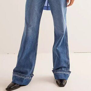 We The Free Fosse Mid Rise Flare Jeans